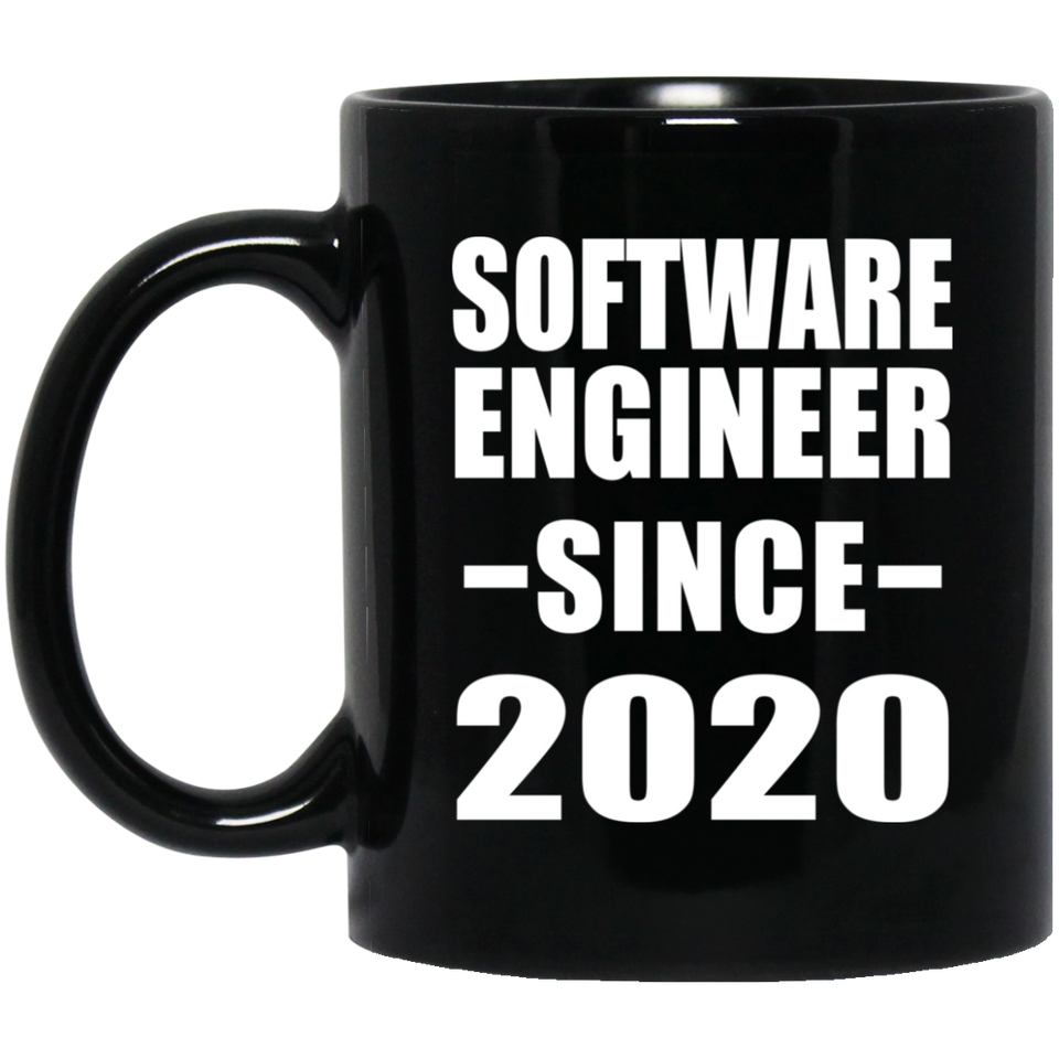 Software Engineer Since 2020 - 11oz Coffee Mug Black