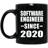 Software Engineer Since 2020 - 11oz Coffee Mug Black
