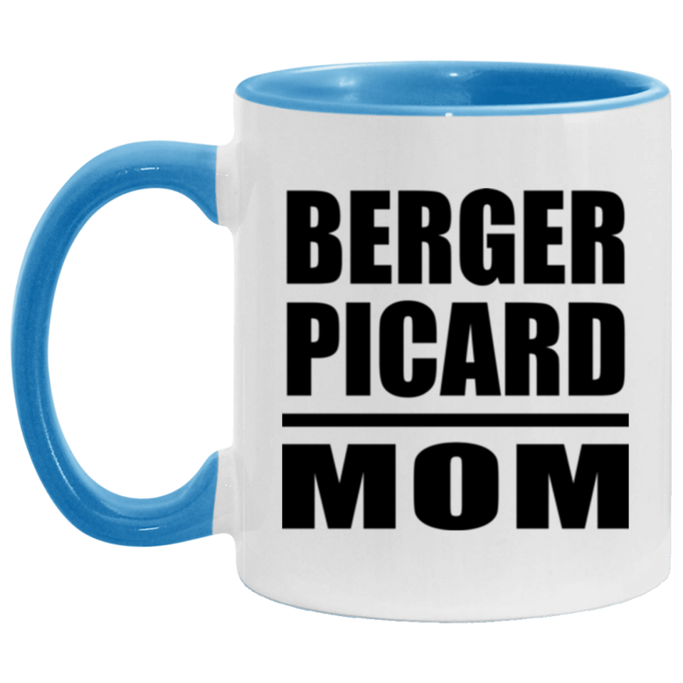 Berger Picard Mom - 11oz Accent Mug Blue