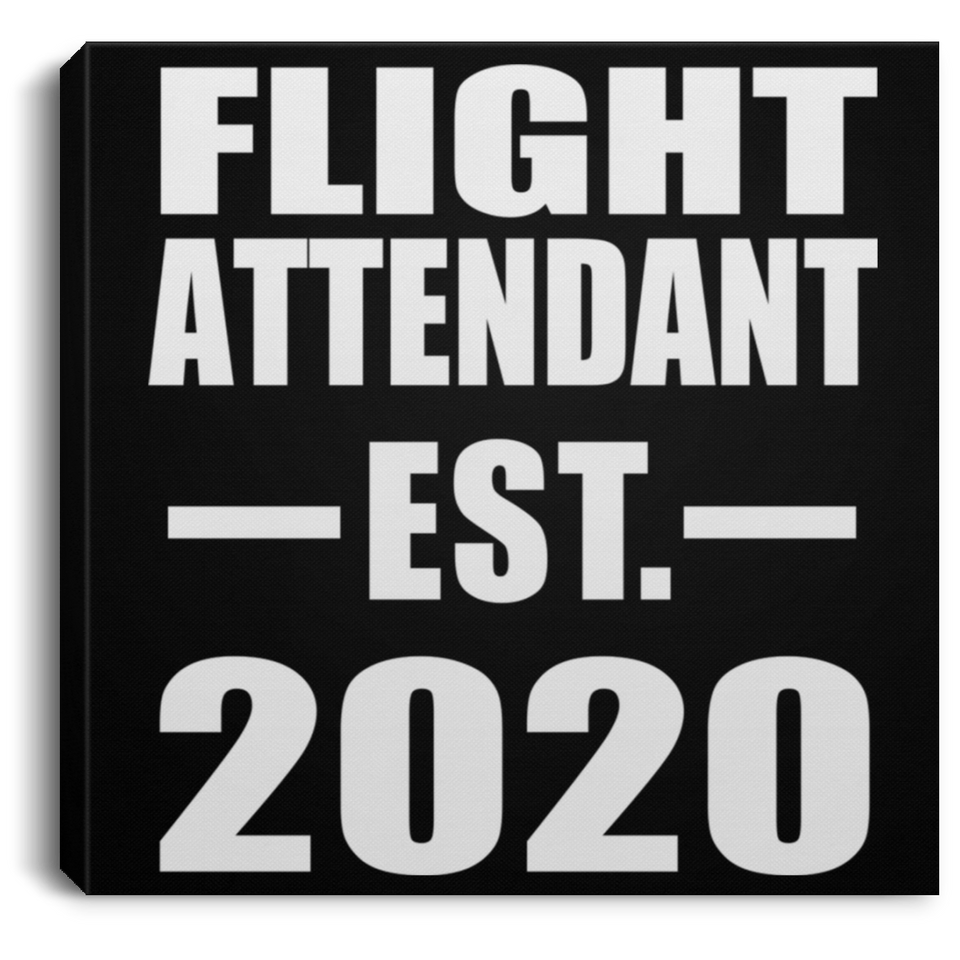 Flight Attendant Established EST. 2020 - Canvas Square