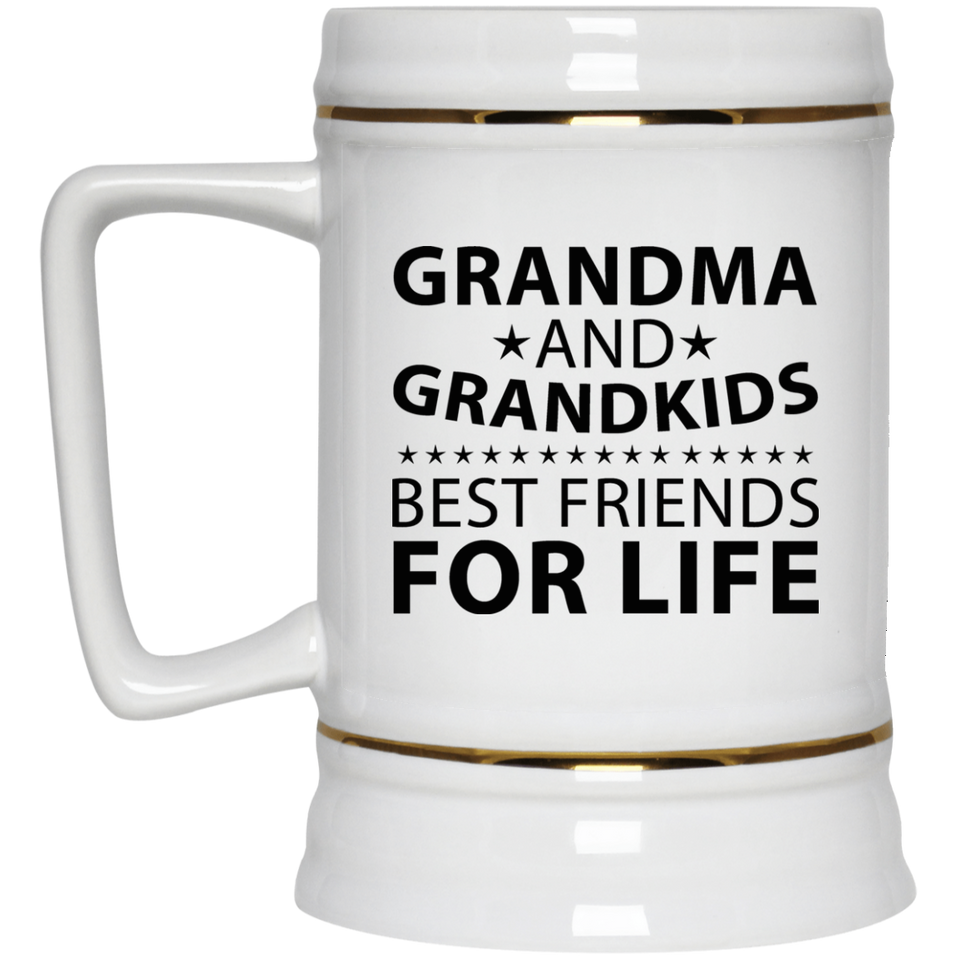 Grandma and Grandkids, Best Friends For Life - Beer Stein