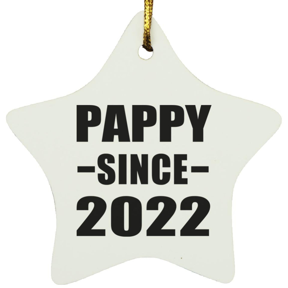 Pappy Since 2022 - Star Ornament
