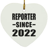Reporter Since 2022 - Heart Ornament
