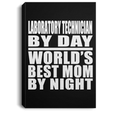Laboratory Technician By Day World's Best Mom By Night - Canvas Portrait
