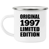 27th Birthday Original 1997 Limited Edition - 12oz Camping Mug