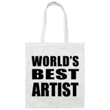 World's Best Artist - Tote Bag White