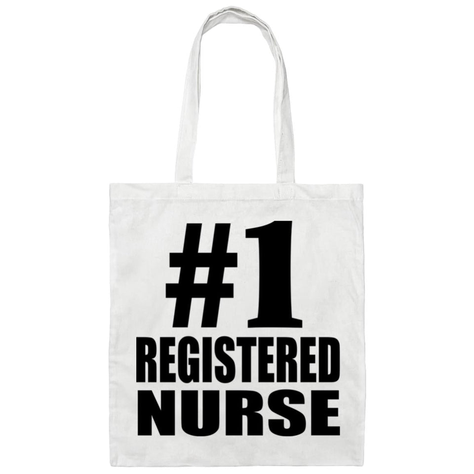 Number One #1 Registered Nurse - Tote Bag White