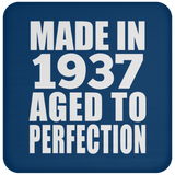 87th Birthday Made In 1937 Aged to Perfection - Drink Coaster