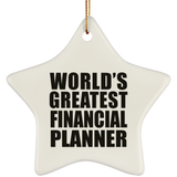 World's Greatest Financial Planner - Star Ornament