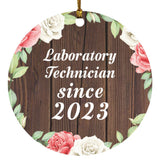 Laboratory Technician Since 2023 - Circle Ornament A