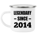 10th Birthday Legendary Since 2014 - 12oz Camping Mug