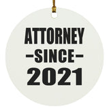 Attorney Since 2021 - Circle Ornament
