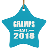 Gramps Established EST. 2018 - Star Ornament