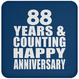 Happy 88th Anniversary 88 Years & Counting - Drink Coaster
