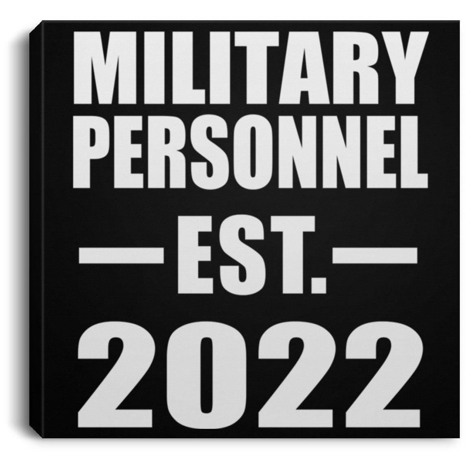 Military Personnel Established EST. 2022 - Canvas Square