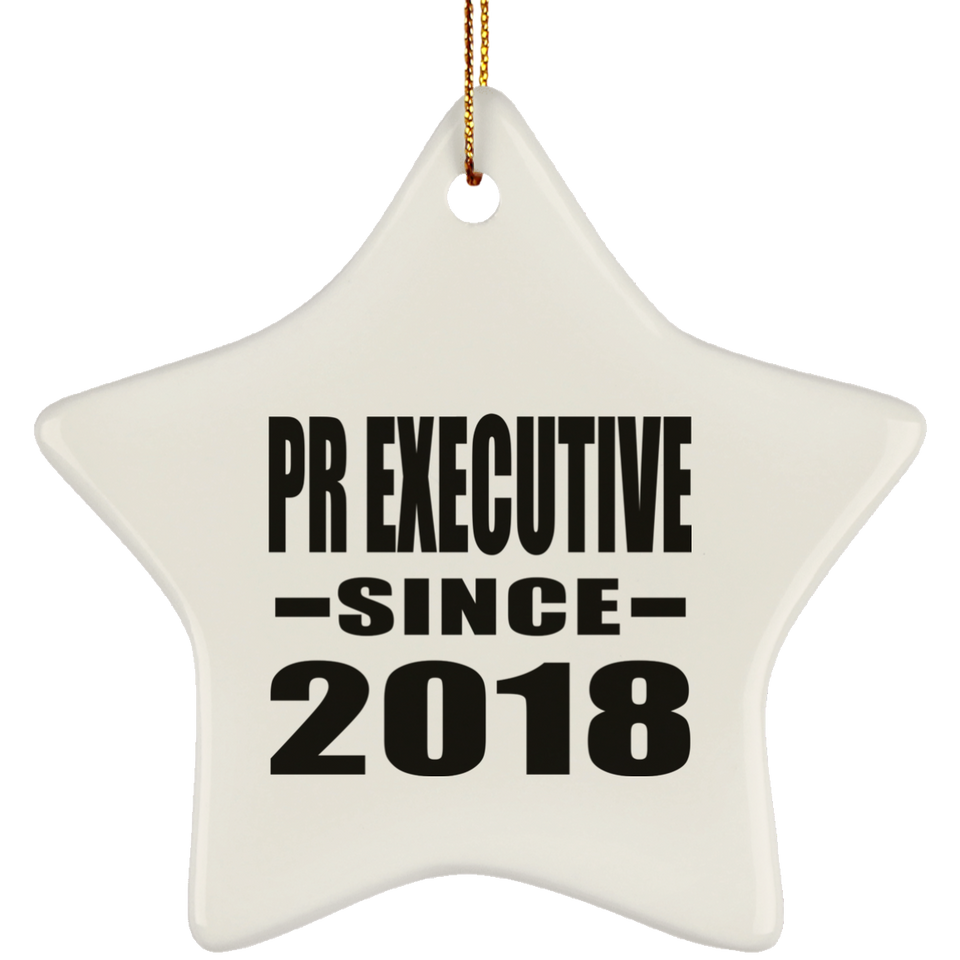 Pr Executive Since 2018 - Star Ornament