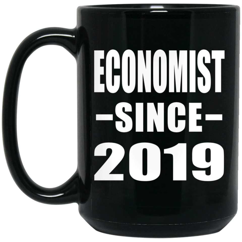 Economist Since 2019 - 15oz Coffee Mug Black