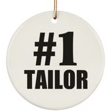 Number One #1 Tailor - Circle Ornament