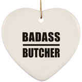 Badass Butcher - Heart Ornament