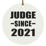 Judge Since 2021 - Circle Ornament