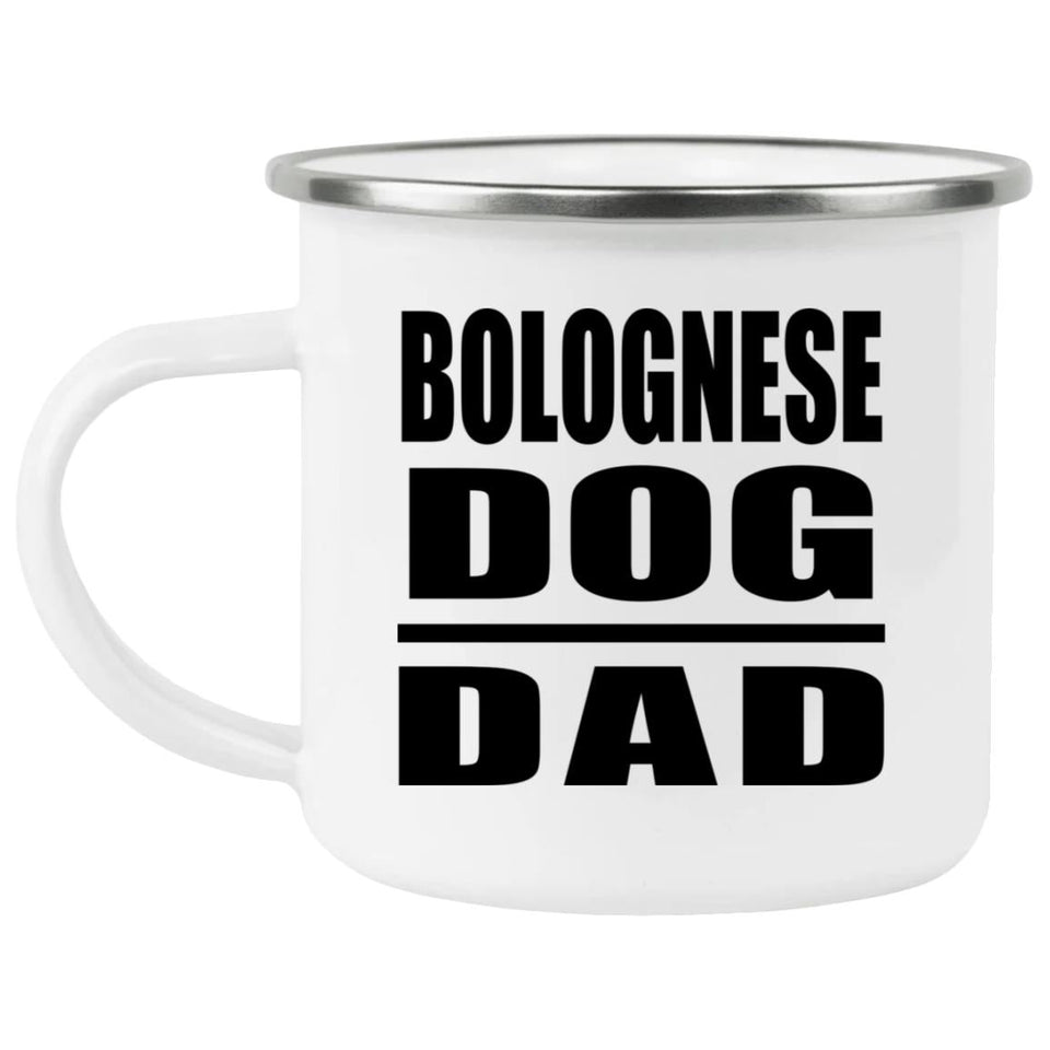 Bolognese Dog Dad - 12oz Camping Mug
