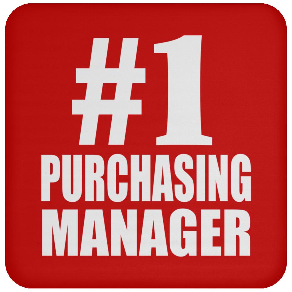 Number One #1 Purchasing Manager - Drink Coaster
