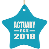 Actuary Established EST. 2018 - Star Ornament