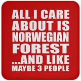 All I Care About Is Norwegian Forest - Drink Coaster
