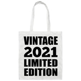 3rd Birthday Vintage 2021 Limited Edition - Tote Bag White