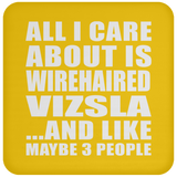 All I Care About Is Wirehaired Vizsla - Drink Coaster