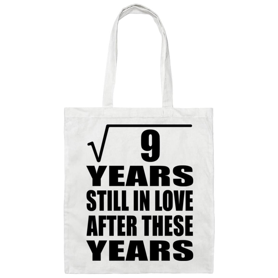 3rd Anniversary Square Root of 9 Years Still In Love - Tote Bag White
