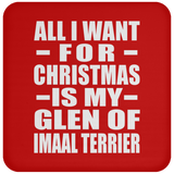 All I Want For Christmas Is My Glen Of Imaal Terrier - Coaster