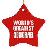 World's Greatest Choreographer - Star Ornament