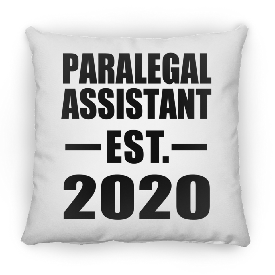 Paralegal Assistant Established EST. 2020 - Throw Pillow