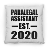 Paralegal Assistant Established EST. 2020 - Throw Pillow