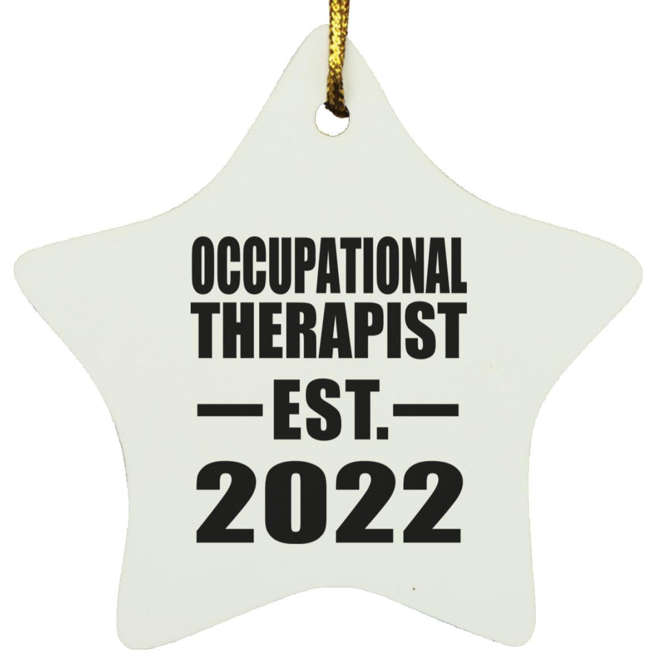 Occupational Therapist Established EST. 2022 - Star Ornament