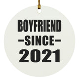 Boyfriend Since 2021 - Circle Ornament