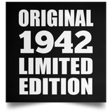 82nd Birthday Original 1942 Limited Edition - Poster Square