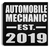 Automobile Mechanic Established EST. 2019 - Canvas Square