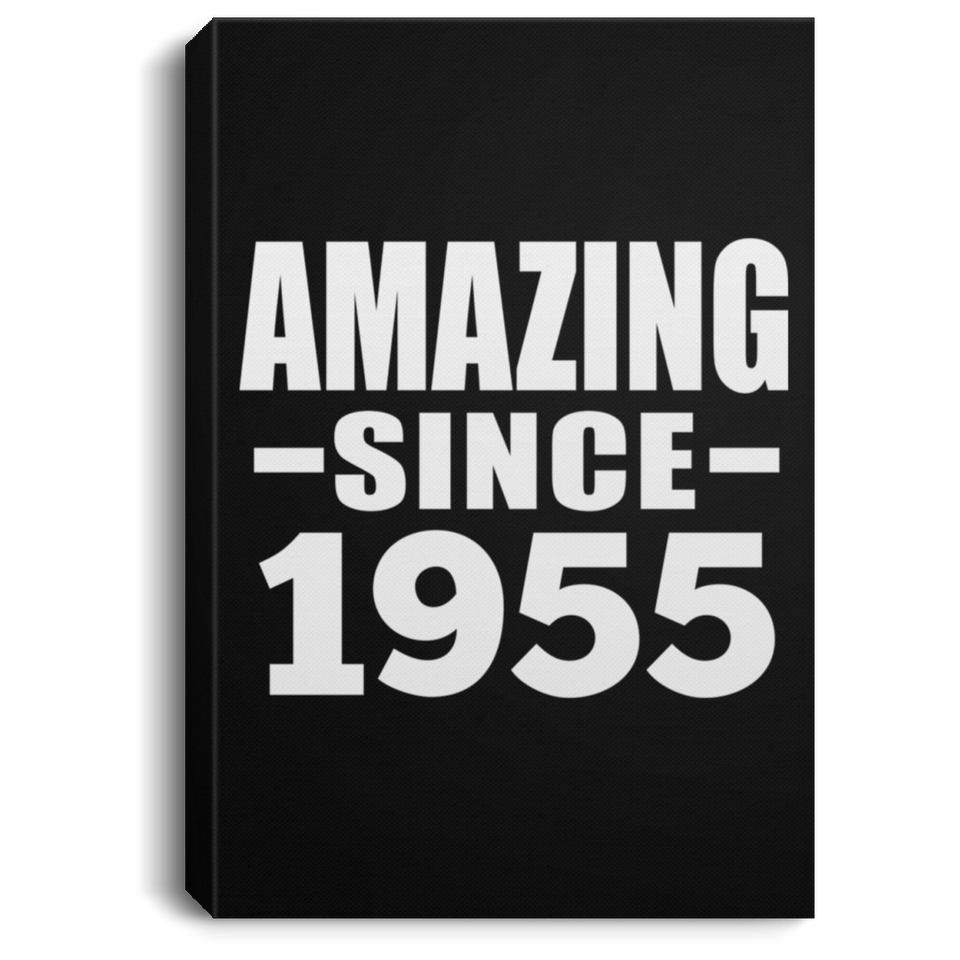 69th Birthday Amazing Since 1955 - Canvas Portrait