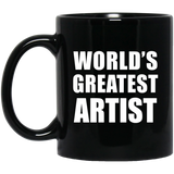 World's Greatest Artist - 11 Oz Coffee Mug Black