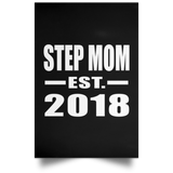 Step Mom Established EST. 2018 - Poster Portrait