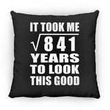 29th Birthday Took Square Root of 841 Years To Look Good - Throw Pillow Black