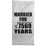 87th Anniversary Married For Square Root of 7569 Years - Hand Towel