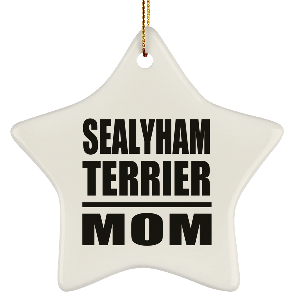 Sealyham Terrier Mom - Star Ornament