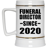 Funeral Director Since 2020 - Beer Stein