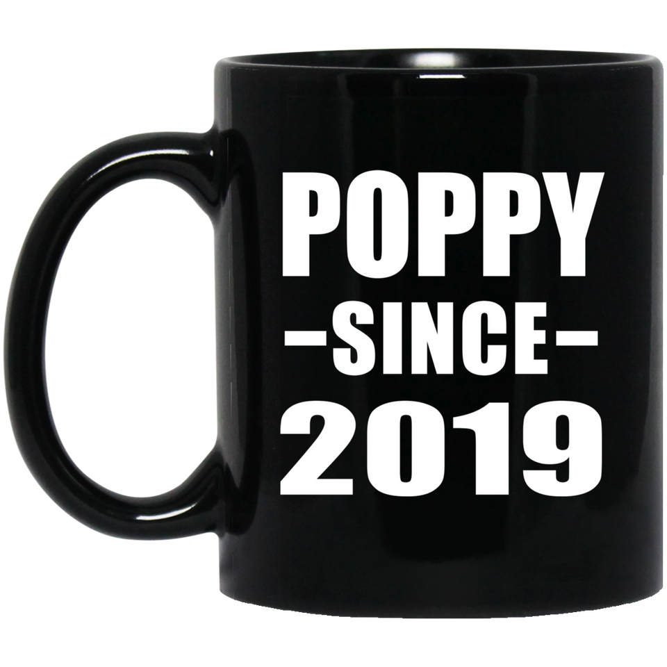 Poppy Since 2019 - 11oz Coffee Mug Black