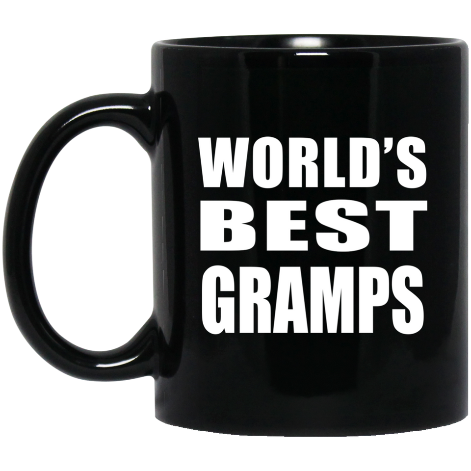 World's Best Gramps - 11 Oz Coffee Mug Black