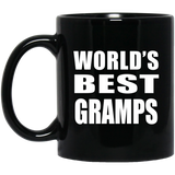 World's Best Gramps - 11 Oz Coffee Mug Black