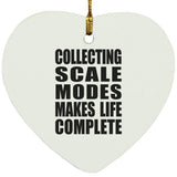 Collecting Scale Modes Makes Life Complete - Heart Ornament